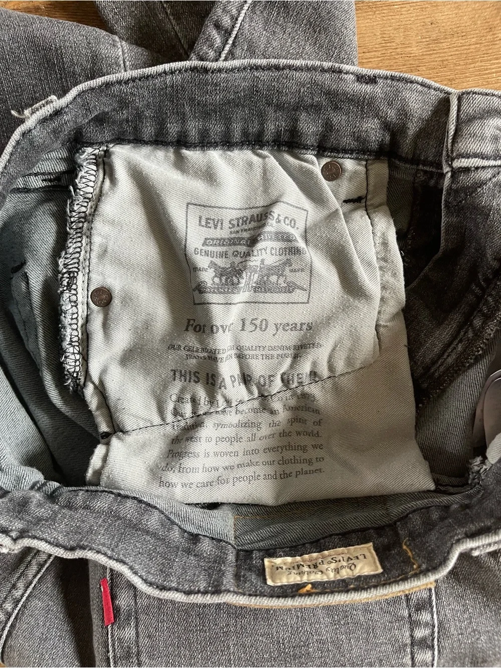 Levi’s Premium 512 Slim Taper Gray Wash Jeans Men’s 32x32
